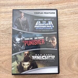 The Punisher Triple Feature DVD Marvel Dolph Lundgren Thomas Jane War Zone 3Film